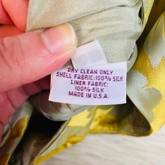 Normandy Monroe Womens Yellow Floral Sleeveless Crewneck Sheath Dress Size 4 - Picture 8 of 8